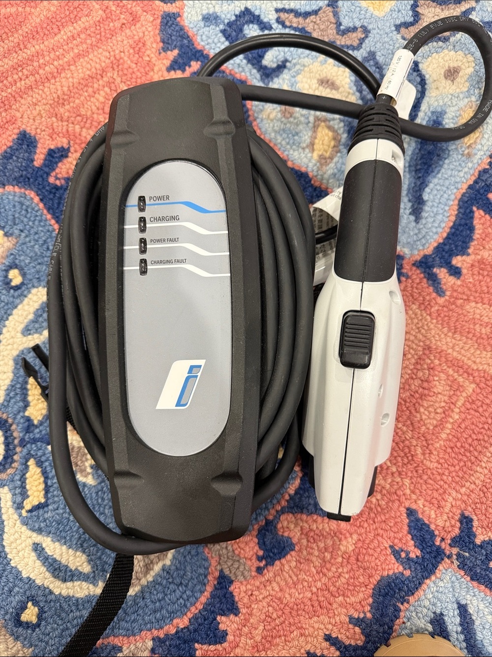 i-Charger EV Charging Cable Controller – Black and White